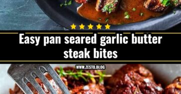 Easy garlic butter steak bites in ten minutes