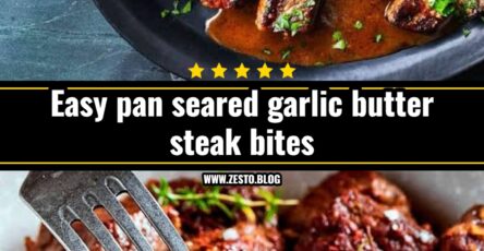 Easy garlic butter steak bites in ten minutes