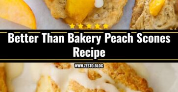 Easy Peach Scones For Your Next Brunch