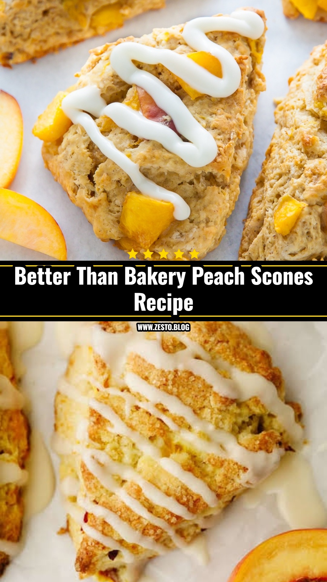 Easy Peach Scones For Your Next Brunch