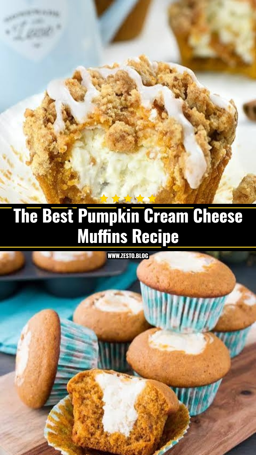 Easy Pumpkin Cream Cheese Muffins For Fall