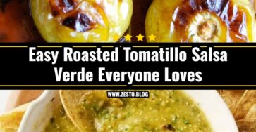 Easy Roasted Tomatillo Salsa Verde Everyone Loves