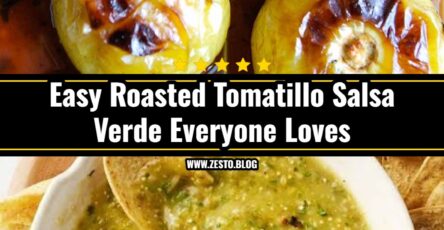 Easy Roasted Tomatillo Salsa Verde Everyone Loves