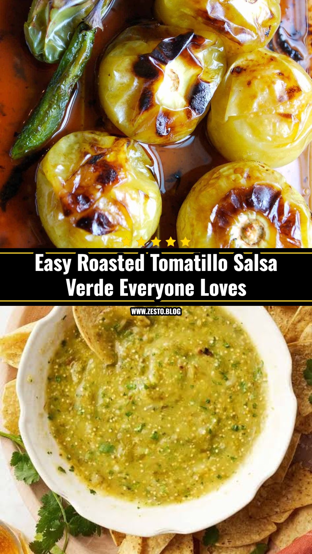 Easy Roasted Tomatillo Salsa Verde Everyone Loves