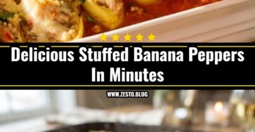 Easy Stuffed Banana Peppers Everyone Will Love