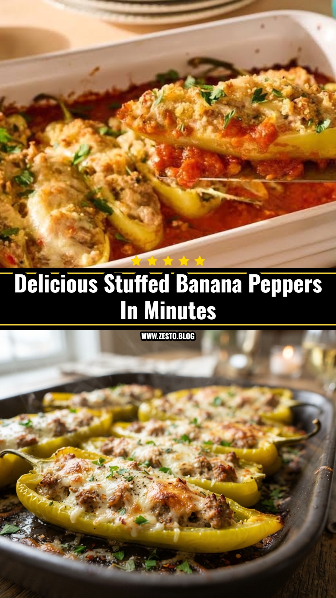 Easy Stuffed Banana Peppers Everyone Will Love