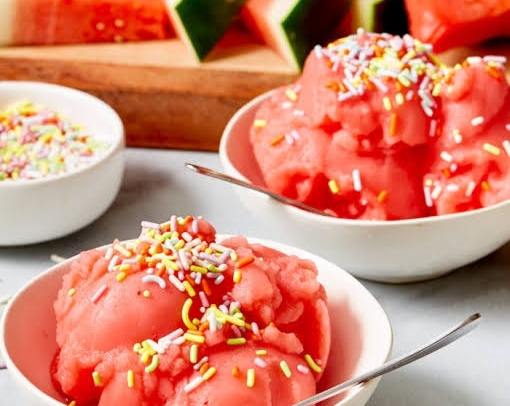 Easy Watermelon Ice Cream You Have To Try top view