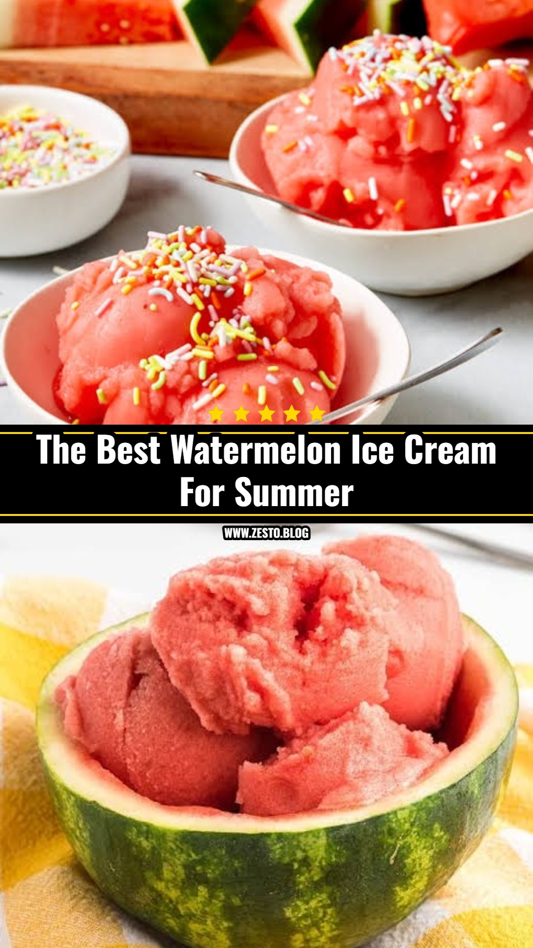 Easy Watermelon Ice Cream You Have To Try