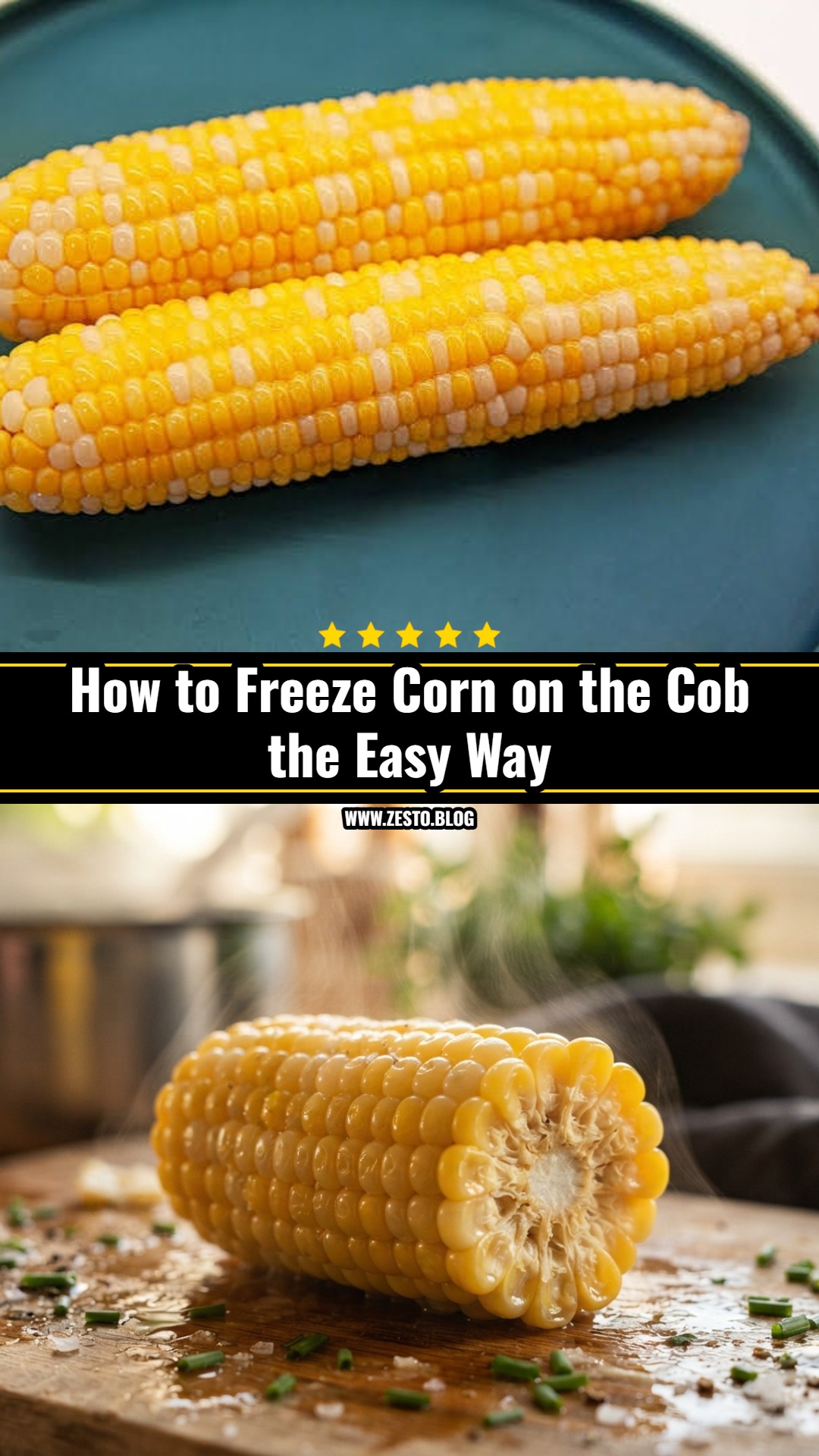 How to Freeze Corn on the Cob the Easy Way