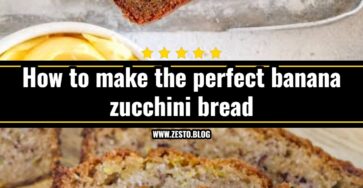 The best banana zucchini bread recipe ever