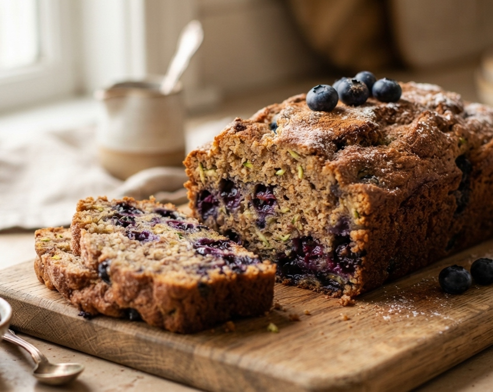 The Best Blueberry Zucchini Bread You Will Ever Make suggested serving