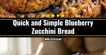 The Best Blueberry Zucchini Bread You Will Ever Make