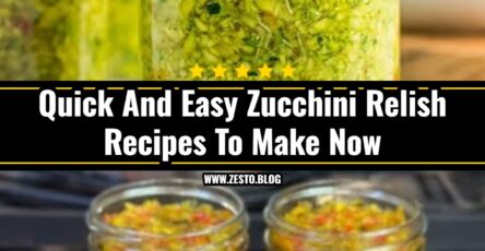 The Best Zucchini Relish Recipe You Have To Try