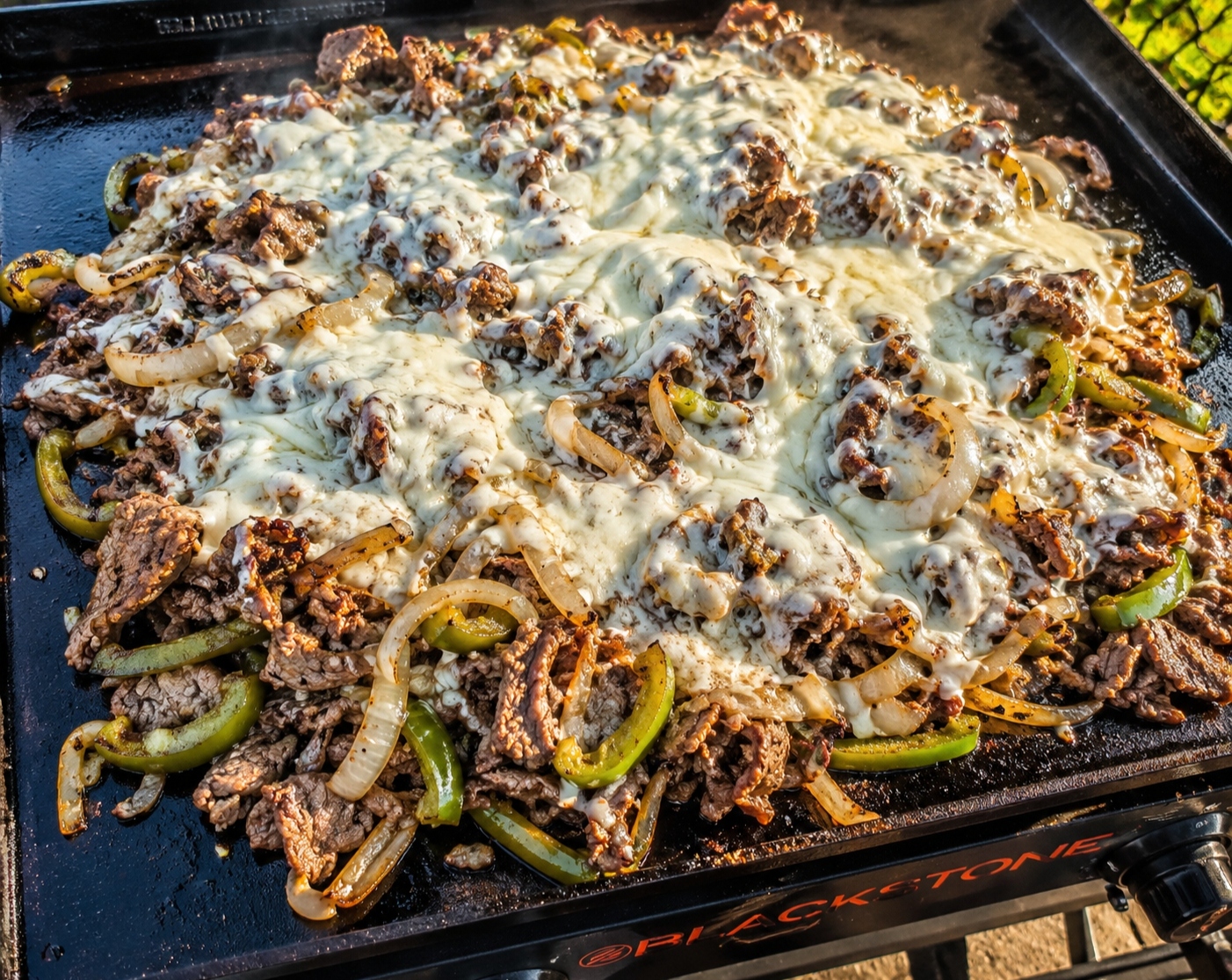 The Ultimate Philly Cheese Steak Sandwich Recipe top view