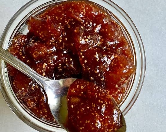 This Easy Fig Jam Recipe Is Perfect For Fall top view