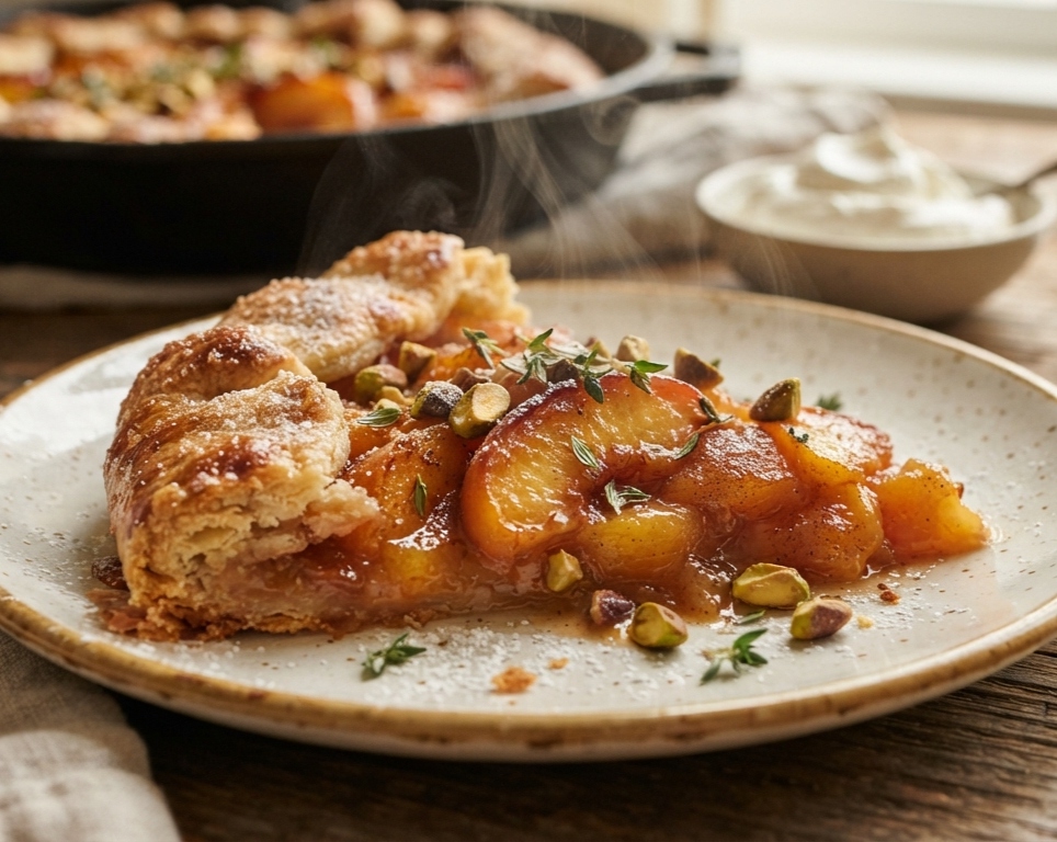 This Easy Peach Galette Is Better Than Pie suggested serving
