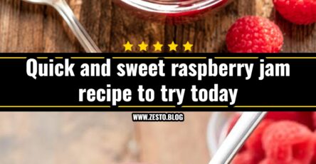 This easy raspberry jam recipe is a game changer
