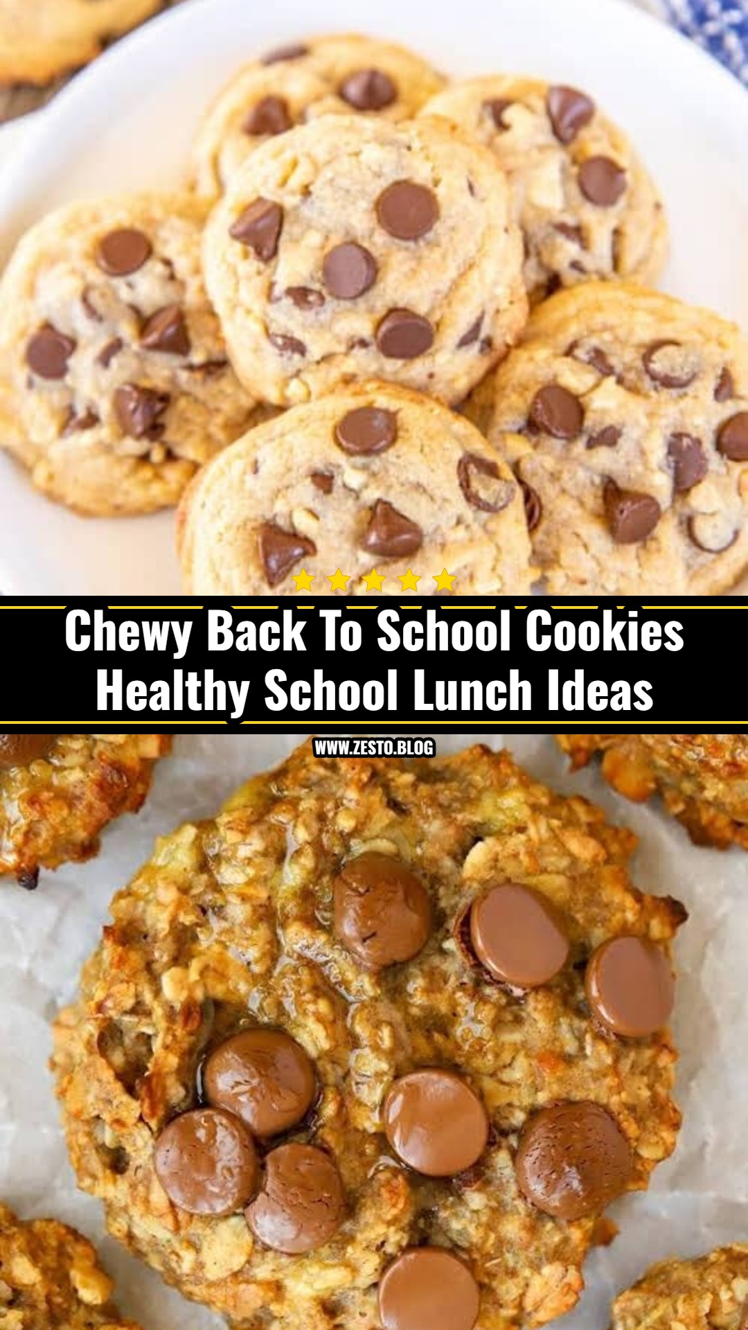 Easy Back To School Cookies Healthy School Lunch Ideas