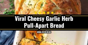 Easy Cheesy Garlic Herb Pull-Apart Bread