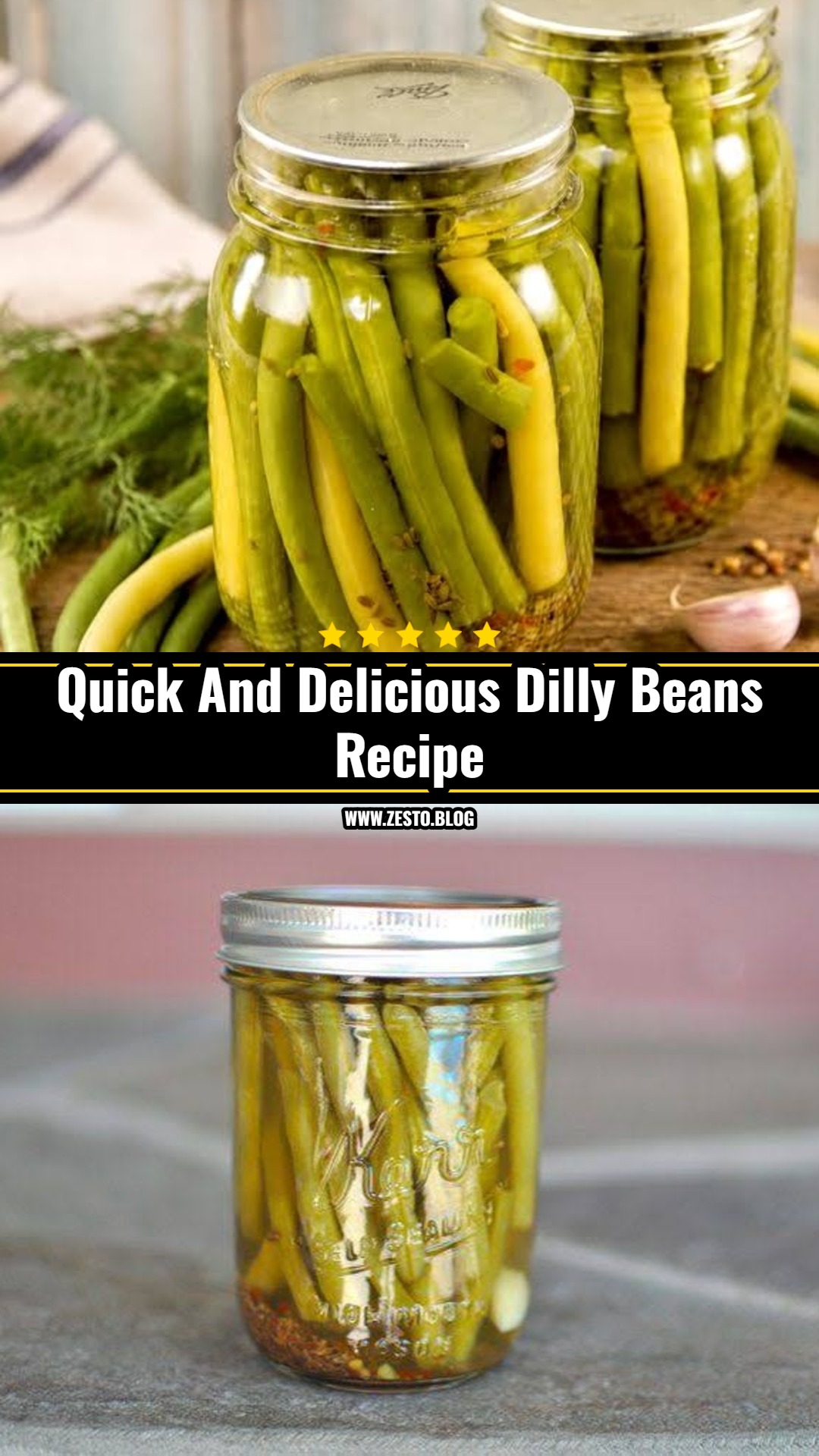 Easy Dilly Beans Recipe For Beginners