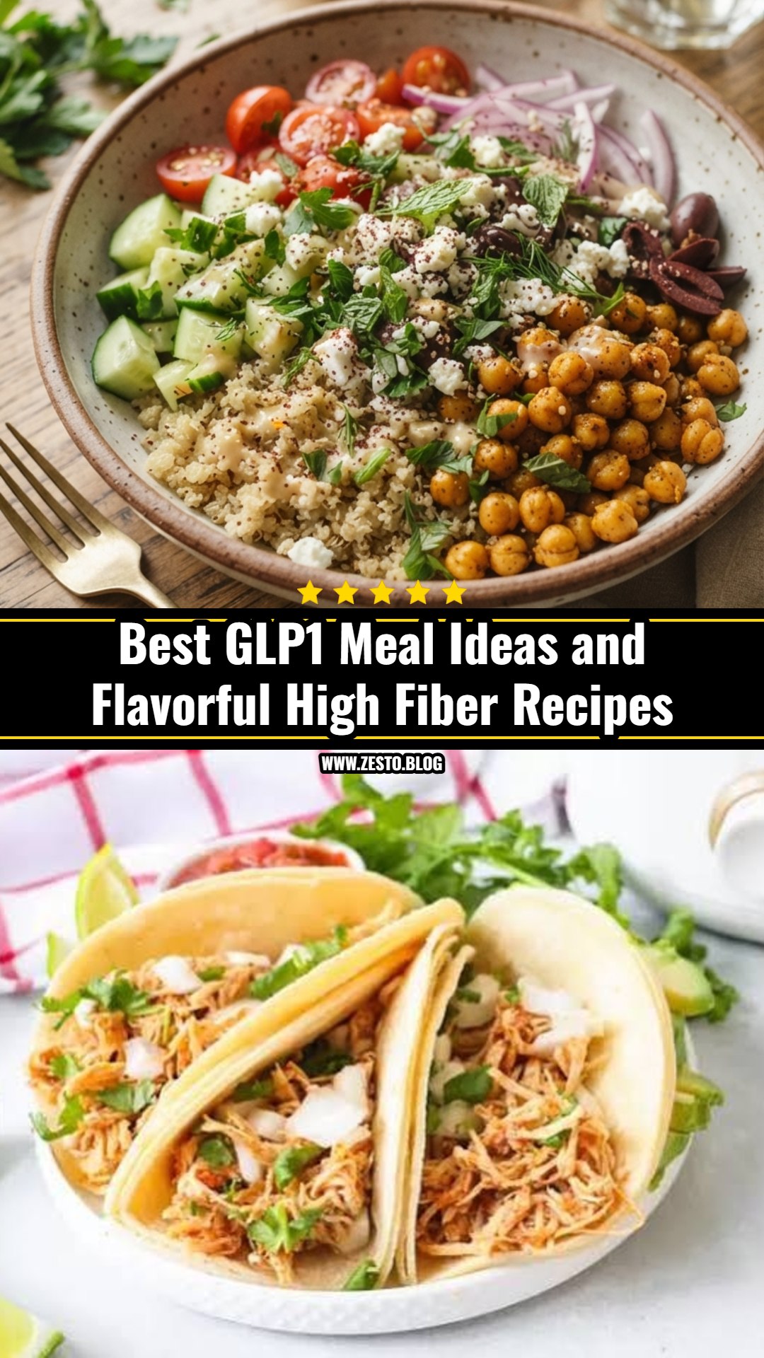 Easy GLP1 Meal Ideas and Flavorful High Fiber Recipes