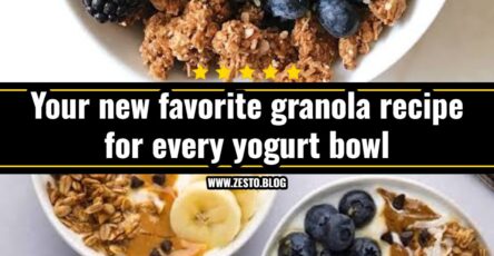 Easy homemade granola recipe for your next yogurt bowl