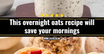 Easy overnight oats recipe for busy mornings