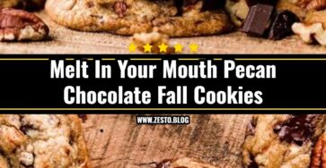 Easy Pecan Chocolate Fall Cookies Everyone Loves