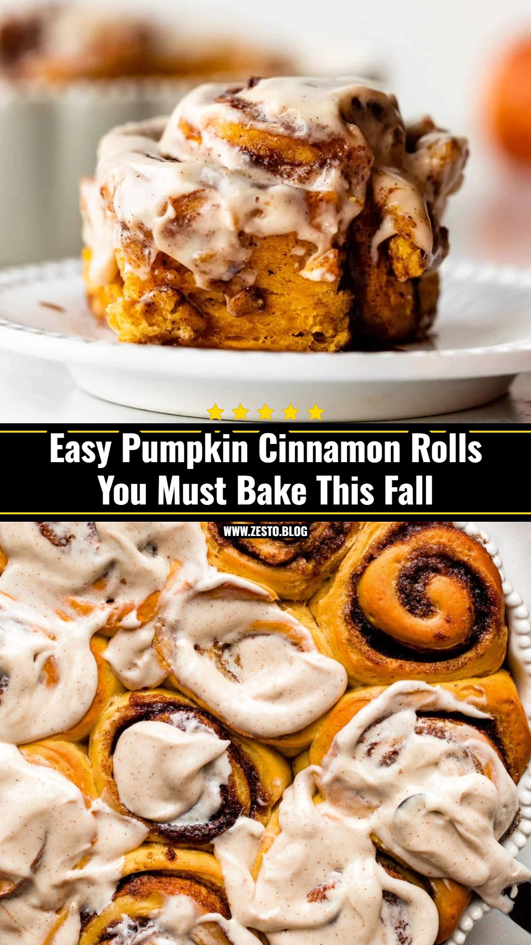 The Best Pumpkin Cinnamon Rolls For Fall Baking