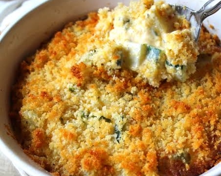This Easy Zucchini Casserole is a Family Favorite suggested serving