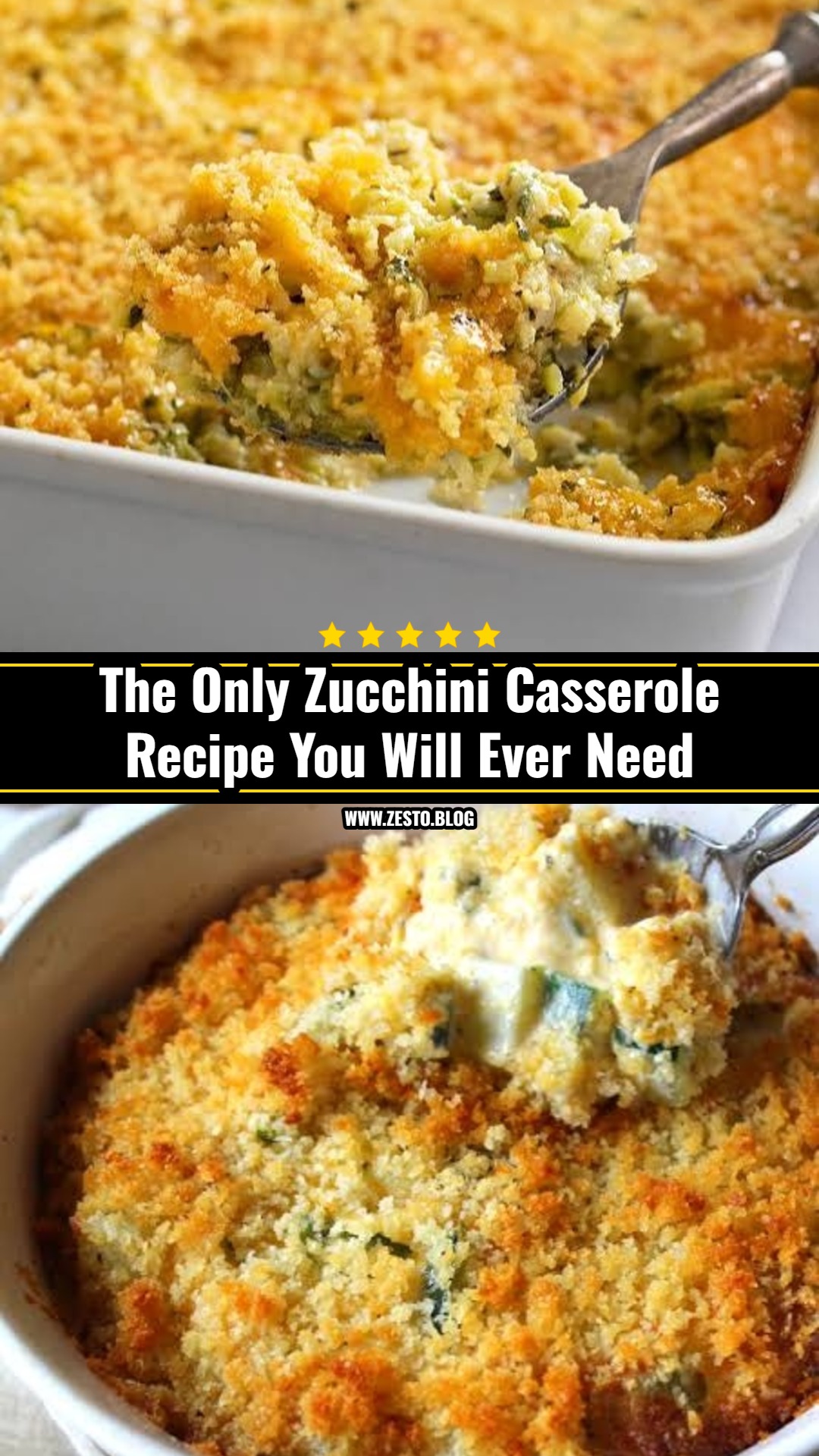 This Easy Zucchini Casserole is a Family Favorite