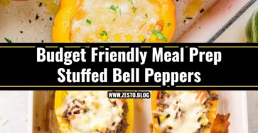 This Stuffed Bell Peppers Meal Prep Is So Good
