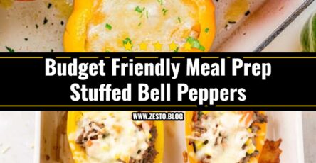 This Stuffed Bell Peppers Meal Prep Is So Good