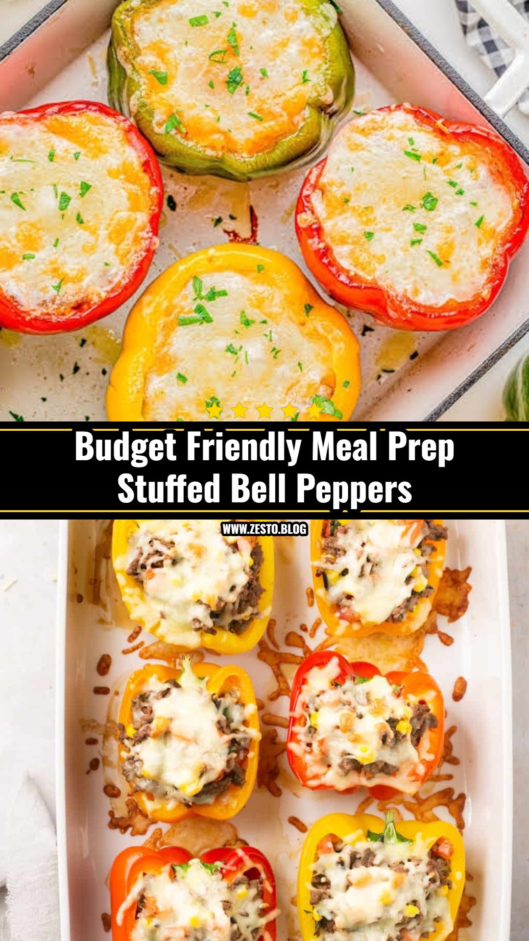 This Stuffed Bell Peppers Meal Prep Is So Good