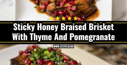Best Honey Glazed Braised Brisket With Pomegranate