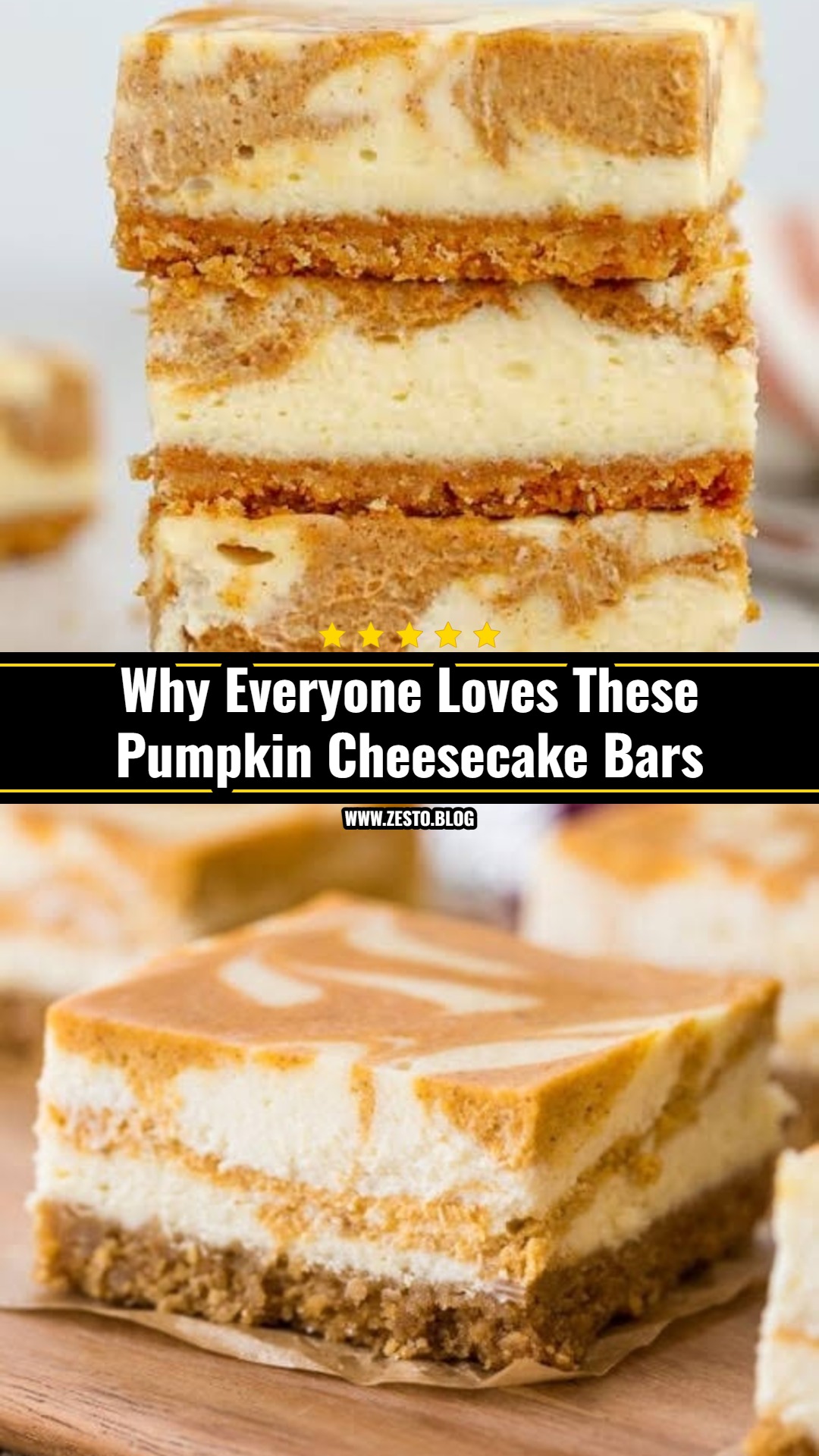 Best Pumpkin Spice Cheesecake Bars with Biscoff Crust