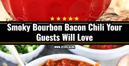 Best Smoky Bourbon Bacon Chili For Game Day