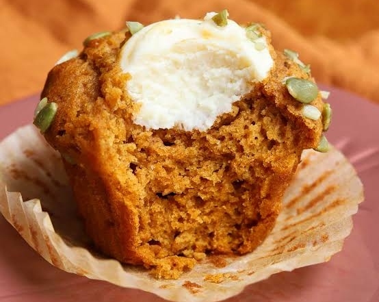 Best Starbucks Pumpkin Cream Cheese Muffins Recipe top view