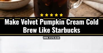 Copycat Starbucks Pumpkin Cream Cold Brew Recipe