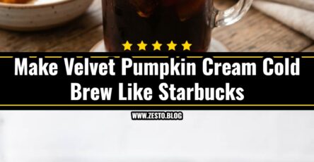 Copycat Starbucks Pumpkin Cream Cold Brew Recipe