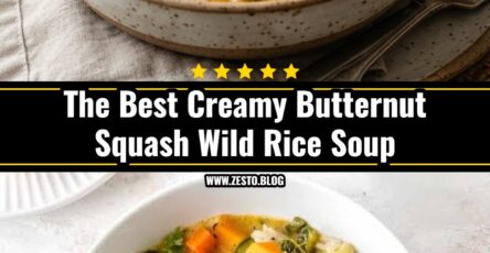 Cozy One Pot Butternut Squash and Wild Rice Soup