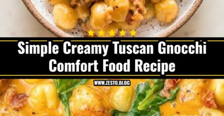 Creamy Tuscan Roasted Red Pepper Gnocchi Comfort Bowl