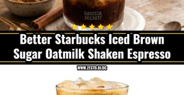 DIY Starbucks Iced Brown Sugar Oatmilk Shaken Espresso