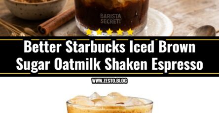 DIY Starbucks Iced Brown Sugar Oatmilk Shaken Espresso
