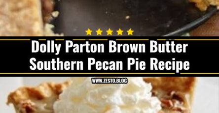 Dolly Parton Brown Butter Southern Pecan Pie