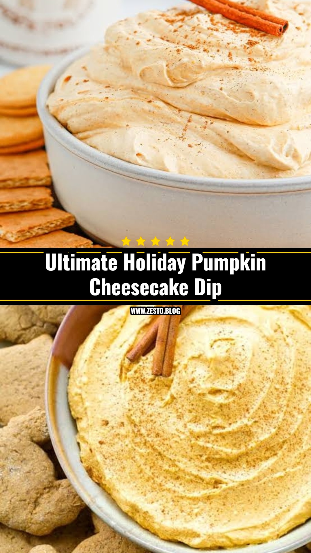Easy 5 Minute Pumpkin Cheesecake Dip