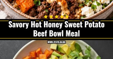 Easy Hot Honey Sweet Potato Beef Bowl Dinner