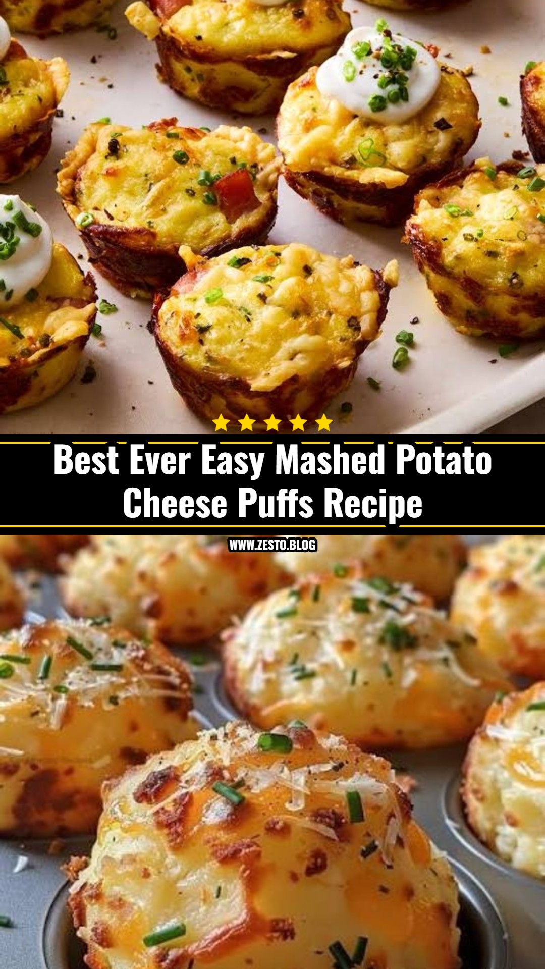 Easy Mashed Potato Cheese Puffs Everyone Will Love