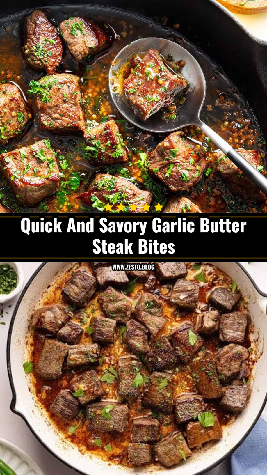Garlic Butter Steak Bites That Melt In Your Mouth