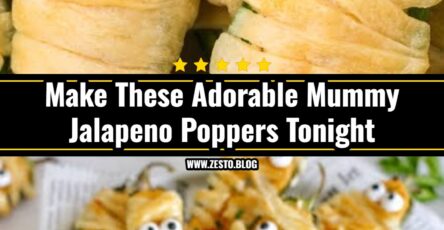 Spooky Mummy Jalapeno Poppers for Your Halloween Party